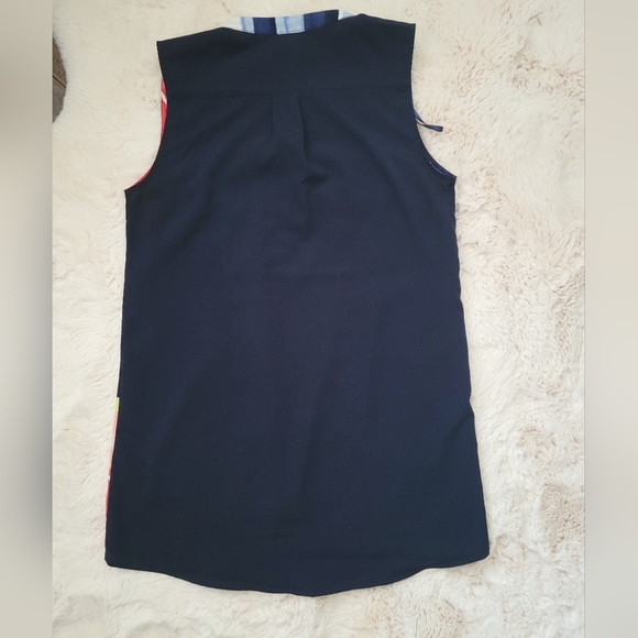 Alfred Sung shirt size US S navy with more colors at front - Picture 2 of 4